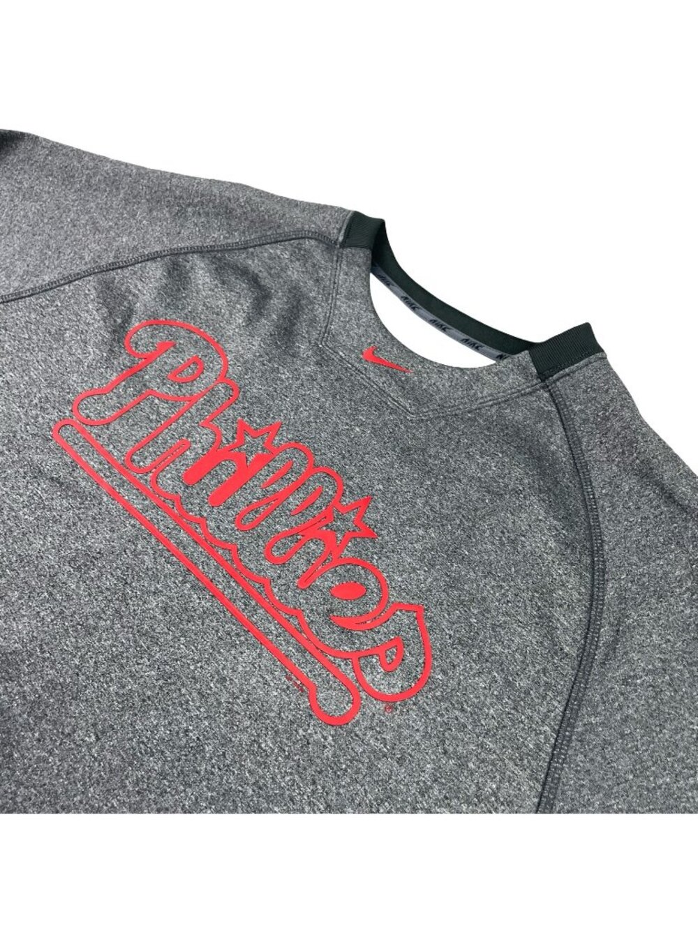 Philadelphia Phillies x Nike Men's Therma-Fit Pullover Sweatshirt Gray • Medium